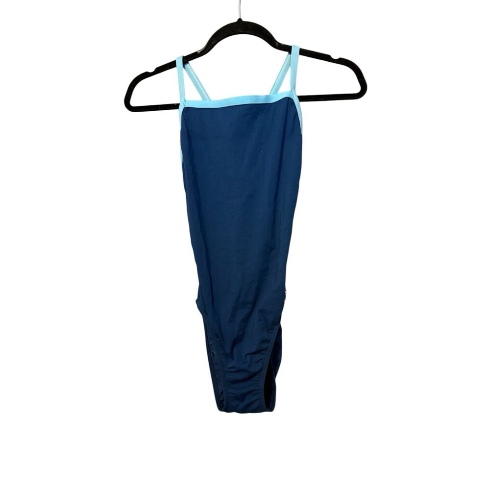 Speedo Endurance Plus Flyback Swimsuit Size 6/32  Blue New